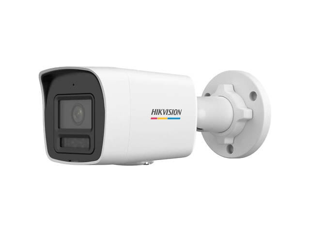 4МП цилиндрическая ColorVu Smart Hybrid-Light камера со звуком и SD картой Hikvision DS-2CD1047G2H-LIUF - Фото 1