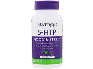 5-гидрокси L-триптофан (5-НТР) Natrol 100 мг 30 кап. (3320)