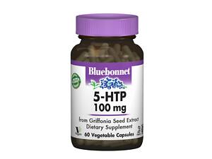 5-HTP (Гідрокситриптофан) 100 мг Bluebonnet Nutrition 60 капсул