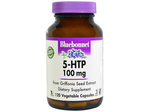 5-HTP (Гидрокситриптофан) 100мг Bluebonnet Nutrition 120 капсул