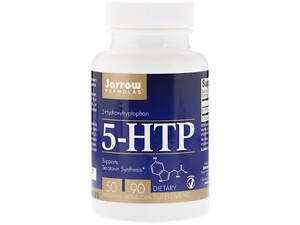 5-HTP (Гідрокситриптофан), Jarrow Formula, 50 мг, 90 вегетаріанських капсул