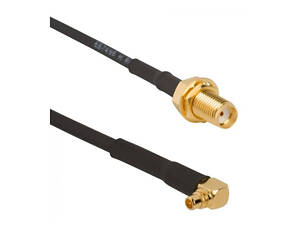 50 шт. - Антенний кабель QJ RG316 20 см кутовий (MMCX - SMA F)