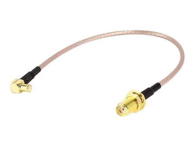 50 шт - Антенный кабель QJ RG316 20 см угловой (MMCX - SMA F) - Фото 2