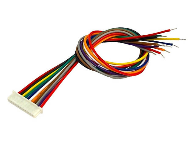 50 шт - Кабель 15см с одним коннектором Micro JST GH 1.25мм F (11 pin) - Фото 1