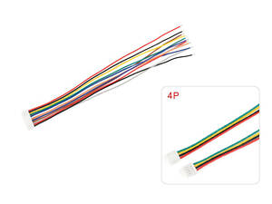 50 шт - Кабель 15см с одним коннектором Micro JST GH 1.25мм F (4 pin)