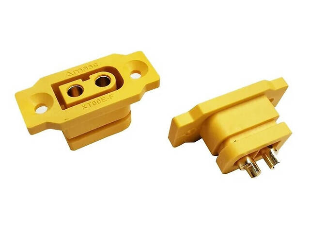 50 шт - Конектор AMASS XT60E Female з кришечкою та гвинтами - Фото 2