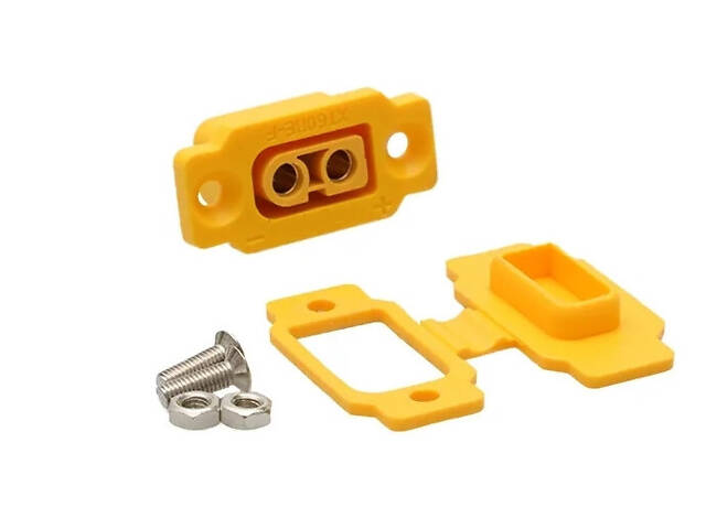 50 шт - Конектор AMASS XT60E Female з кришечкою та гвинтами - Фото 3