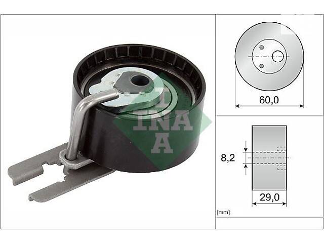 531 0555 10 INA - Натяжний ролик ГРМ