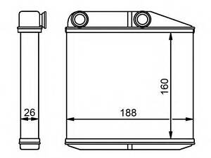 54213 NRF Радіатор опалення NRF 54213 на OPEL CORSA D