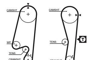 5434XS (8597-15434)  Ремінь ГРМ GATES XS