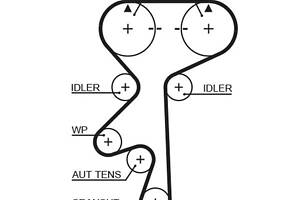 5461XS (8597-15461) Ремінь ГРМ GATES XS
