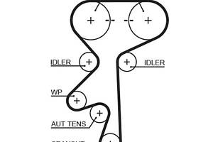 5499XS (8597-15499) Ремінь ГРМ GATES XS