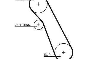 5541XS (8597-15541) Ремінь ГРМ GATES XS