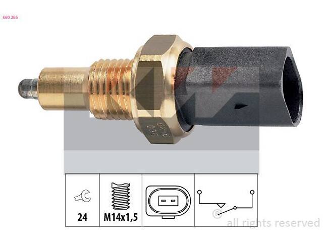 560 256 KW Датчик заднього ходу (аналог EPS 1.860.256/Facet 7.6256 )