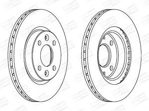 561997CH (Champion) Гальмівний диск