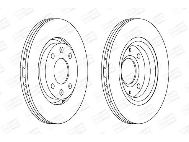 Гальмівний диск Champion 562128CH