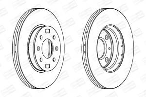 Гальмівний диск Champion 562554CH