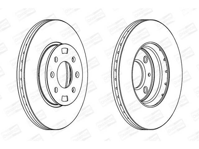 562554CH (Champion) Гальмівний диск