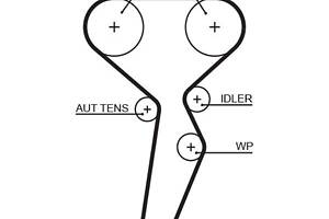 5671XS (8597-15671) Ремінь ГРМ GATES XS