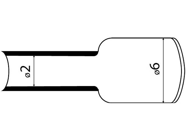 Ø6,4/2мм Термоусадочная трубка с клеевым слоем красная (1м) [A0150040098] ТСК АСКО - Фото 2