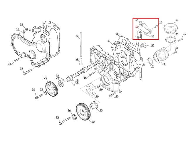 604943 Патрубок Маниту/Маніту/TVH/Perkins - Фото 3