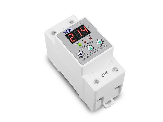 60А однофазное реле контроля напряжения и тока с индикацией [TOVPD1-60-V] tomzn - Фото 2