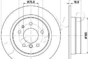 Гальмівний диск JAPKO 610117