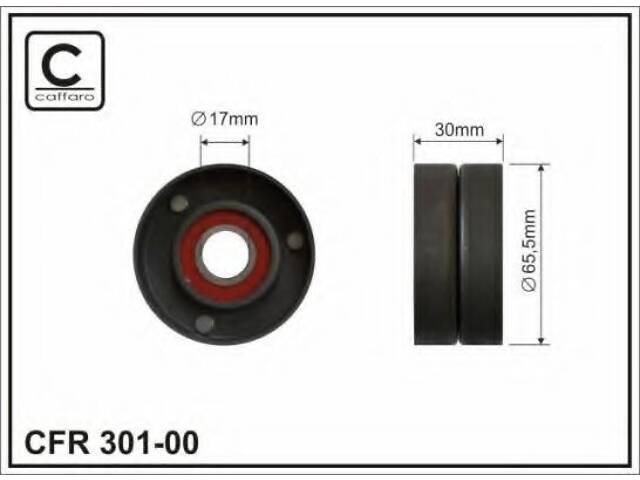 65,5x17x30 Ролик паска приводного Renault Megane II 1.9dCi 02-