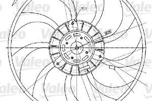 698424 VALEO ВЕНТИЛЯТОР РАДІАТОРА