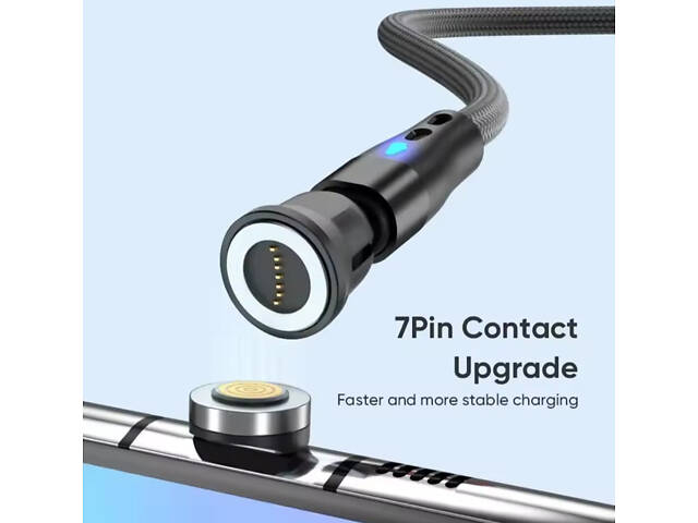 7-контактний магнітний конектор Type-C для швидкого заряджання та передавання даних - Фото 3