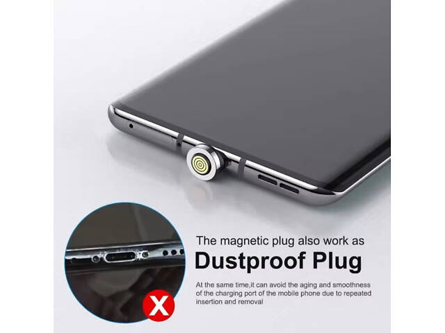 7-контактний магнітний конектор Type-C для швидкого заряджання та передавання даних - Фото 4