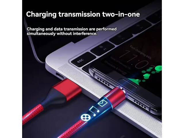 7-контактний магнітний конектор Type-C для швидкого заряджання та передавання даних - Фото 7