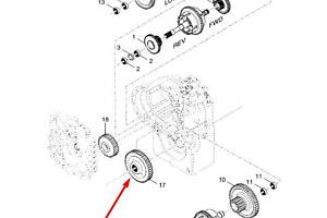 702827 (4207545) Вал шестерни КПП T12000 Manitou