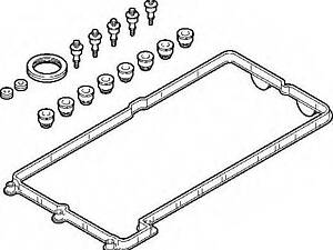 725.340 Elring Прокладка кришки клапанів BMW 5 (E60)7 (E65) 01- (5-8 циліндр) (к-кт) ELRING 725340 на MORGAN AERO 8