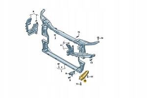 80A805527 ПЕРЕДНЯ ЛІВА ОПОРА AUDI Q5 ASO