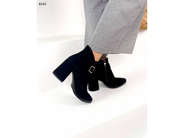 8242 Ботильоны с обтяжным подбором 38 (24,5 см) - Фото 6