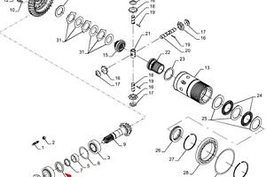 84517890 Сальник New Holland, Dana Spicer