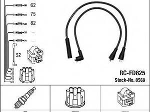 8569 (RC-FD825) NGK - Комплект проводів запалювання NGK 8569 на FORD CORTINA '80 (GBS, GBNS)