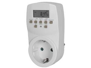 8А, 1.76кВт. Таймер электронный недельный розеточный e.control.t13, Enext [i0310020] Реле времени электронное