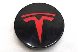 9 Колпачок центральный колесного диска 58mm RED (комплект 4 штуки) Tesla all models 6005879