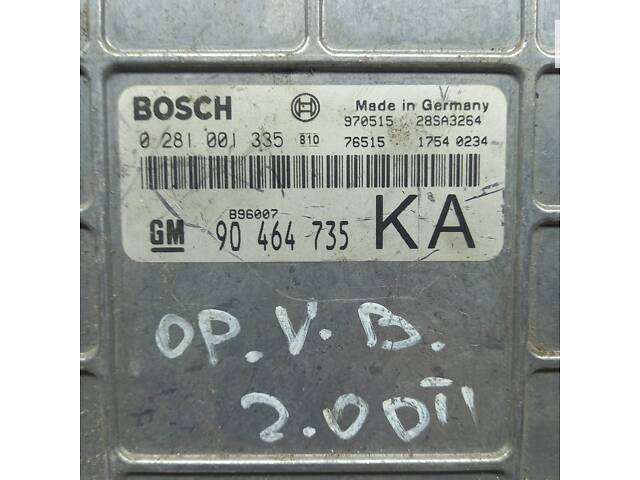 90464735 Блок керування двигуном ЕБУ Opel Vectra B 2.0DTI