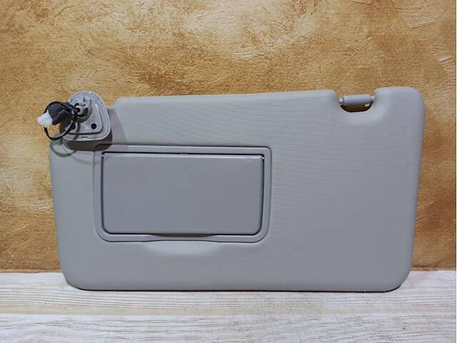 96401-JY65A Козырек Новый солнцезащитный левый с зеркалом и подсветкой Renault Koleos Рено Колеос 2008-2016 - Фото 3