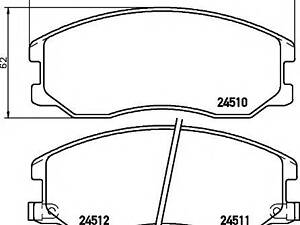 a_Гальмівні колодки CHEVROLETOPEL CaptivaAntara F 06&gt &gt TEXTAR 2451001 на VAUXHALL ANTARA (J26, H26)