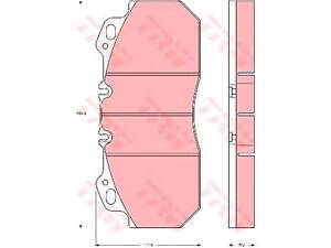 a_Гальмівні колодки дискові RENAULT груз. TRW GDB5019 на RENAULT TRUCKS Magnum