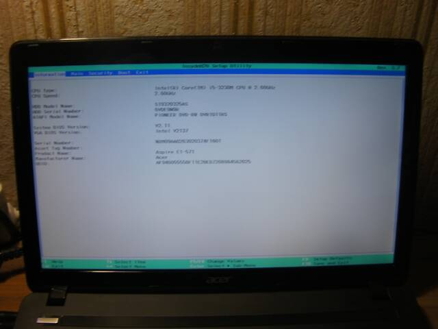 Acer Aspire Е1-571 15.6' LED Core І5-3230M 4х2.60ГГц-3.20ГГц 8ГБ/320ГБ ВебКа Рoбоча Батарея та Новий 96-Вт Б/Ж із США #1 - Фото 6