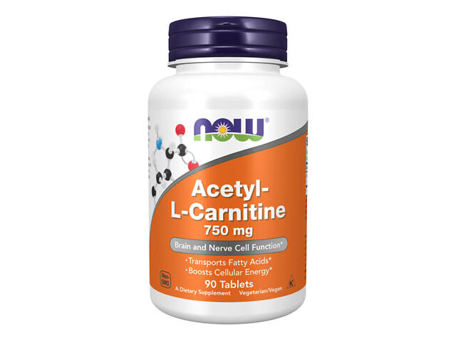 Acetyl L-Carnitine 750mg - 90 tabs - Фото 1