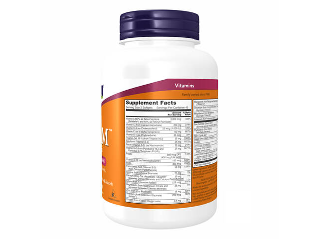 Adam Men's Multi - 180 Softgels - Фото 2