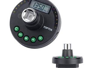Адаптер динамометрический цифровой TOPTUL + шкала доворота 1/2' 10-200Нм DTA-200A4