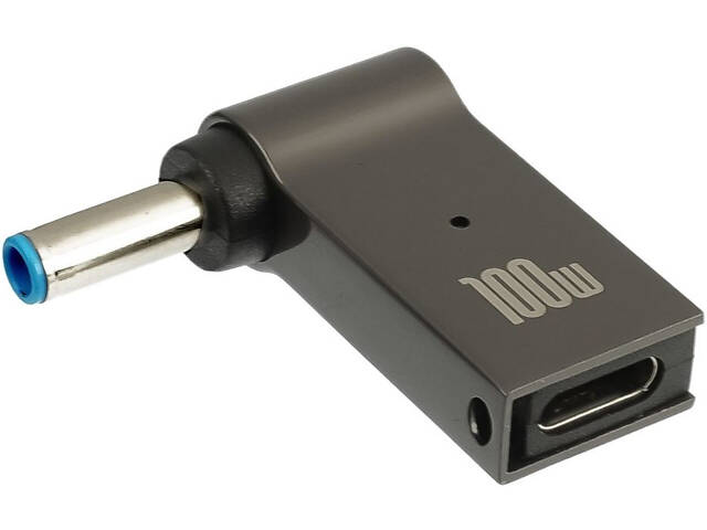 Адаптер для заряджання ноутбуків HP Type-C to DC 4.5-3.0mm 100W - Фото 1
