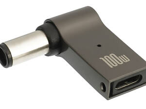 Адаптер для заряджання ноутбуків HP Type-C to DC 7.4-5.0-0.6mm 100W